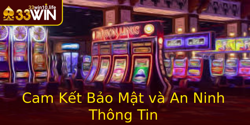 Cam Kết Bảo Mật và An Ninh Thông Tin Cam Kết Bảo Mật và An Ninh Thông Tin